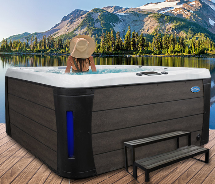 Calspas hot tub being used in a family setting - hot tubs spas for sale Mooresville